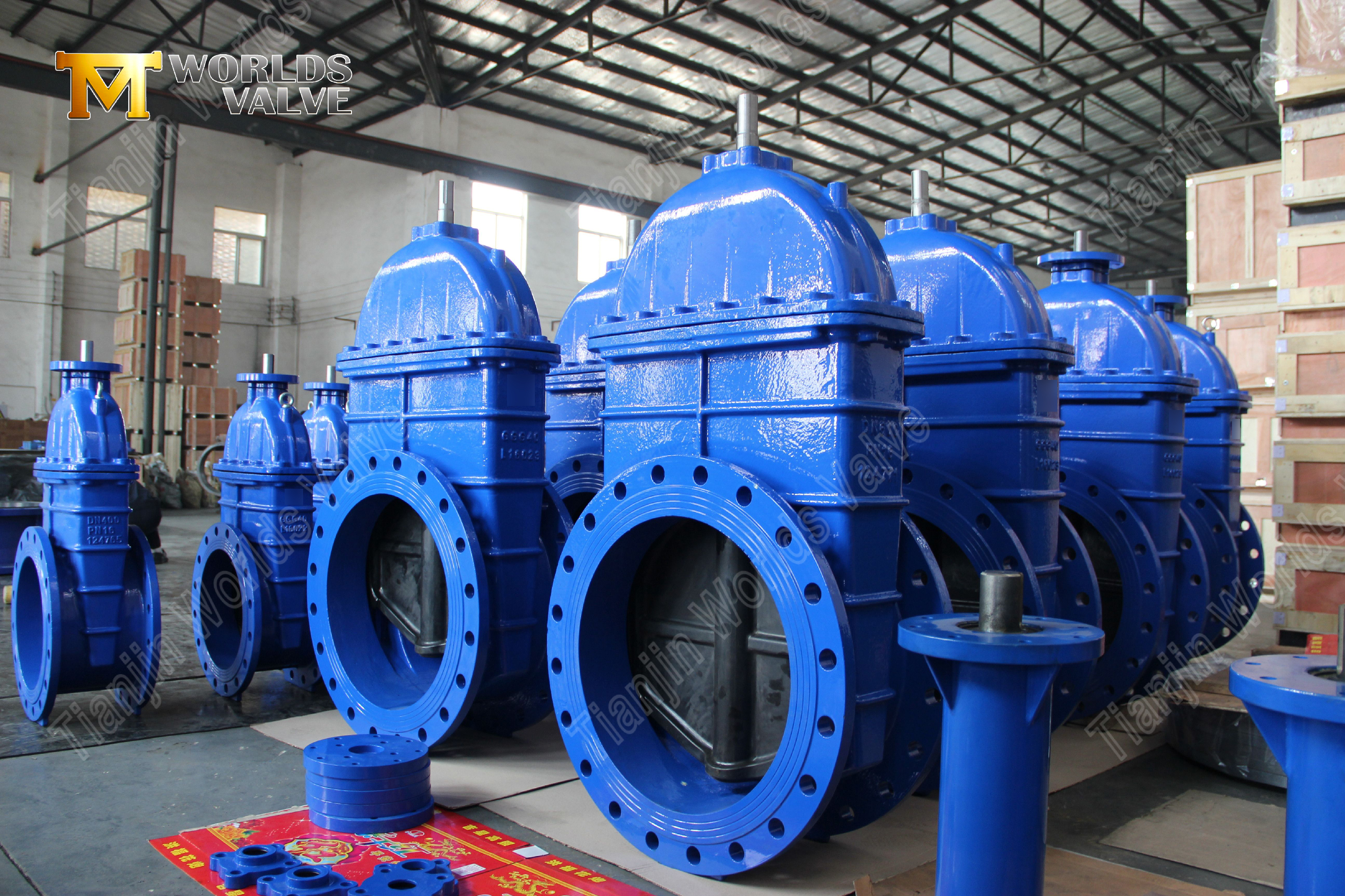 Zahnradbetriebener Absperrschieber mit nicht steigender Spindel, zuverl&auml;ssige Durchflussregelung f&uuml;r anspruchsvolle Anwendungen-1 (3)