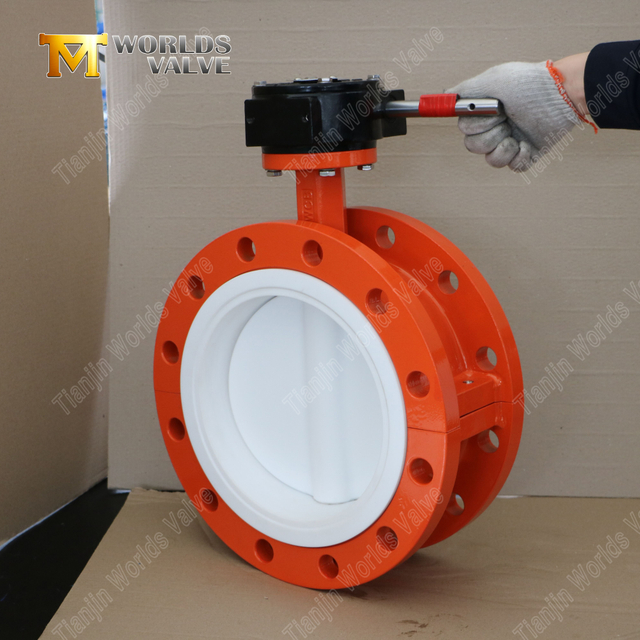 PTFE-ausgekleidete Flansch-Absperrklappen | Überlegene Verschleißschutzlösung