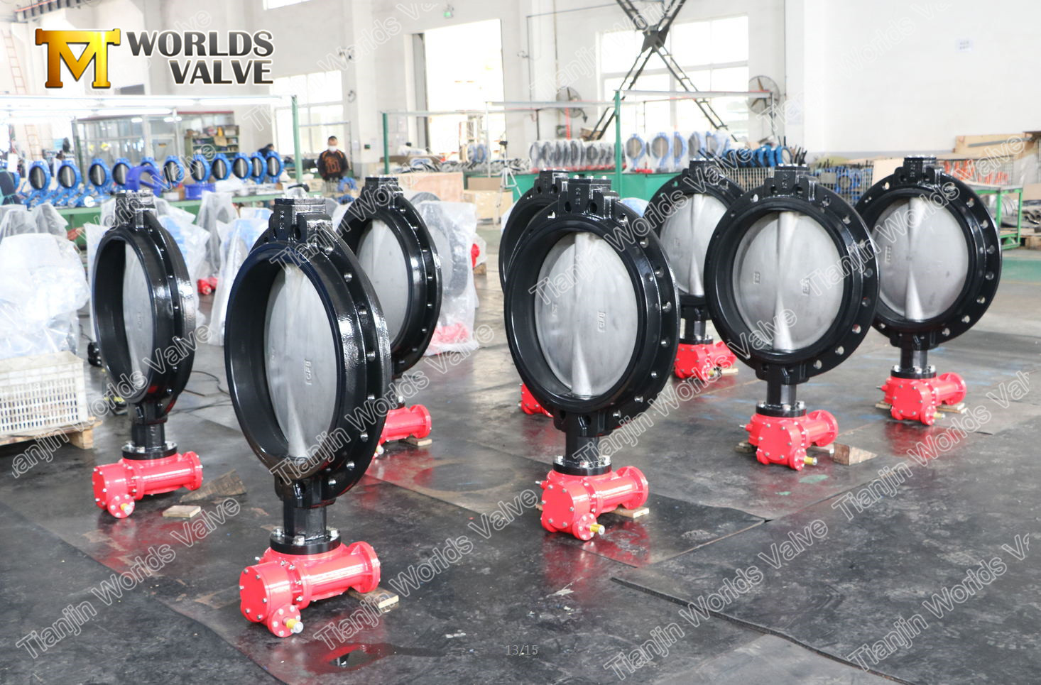 5 GJS400GJS500 Einzelflansch-Schmetterlingsventil