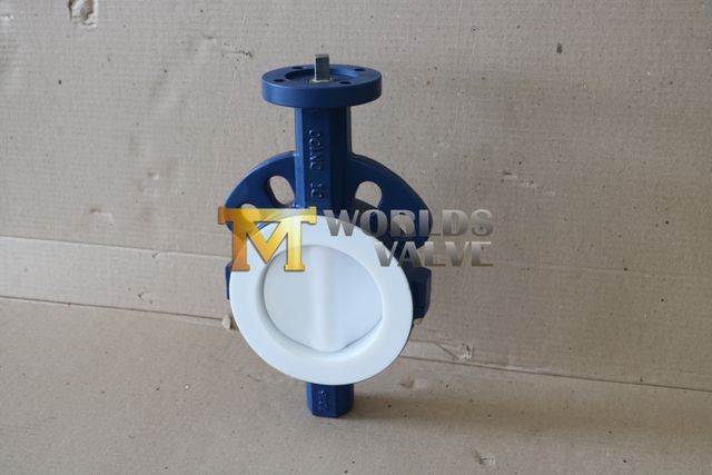 Konzentrische PTFE-beschichtete Hochleistungs-Absperrklappe