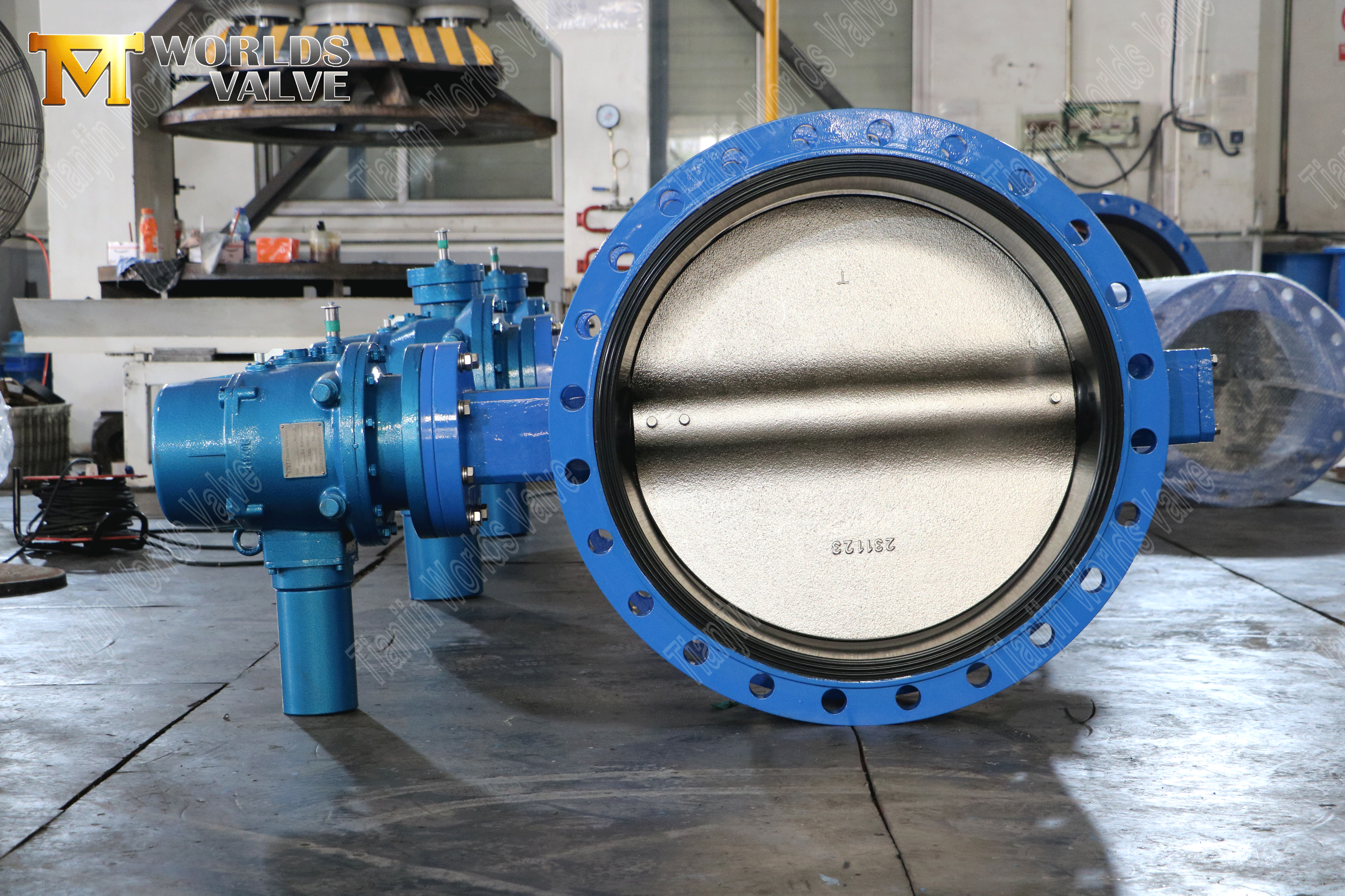 OEM -Fabrik f&uuml;r Schmetterlingsventil - Elektrische Aktuator -Flansch -Schmetterlingsventile (2)