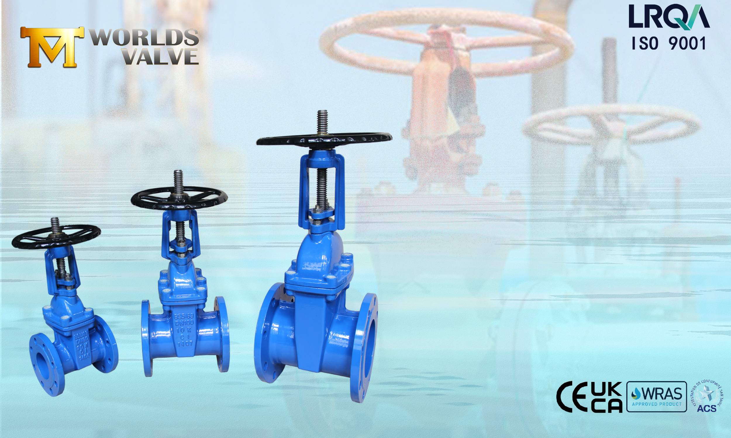 Widerstandsfähige Sitzstamm -Stamm -Ventile BS 5163