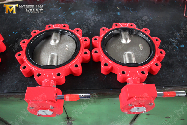 China Lug Butterfly Ventil Hersteller-konzentrische Schmetterlingsventil mit Hebelgriff