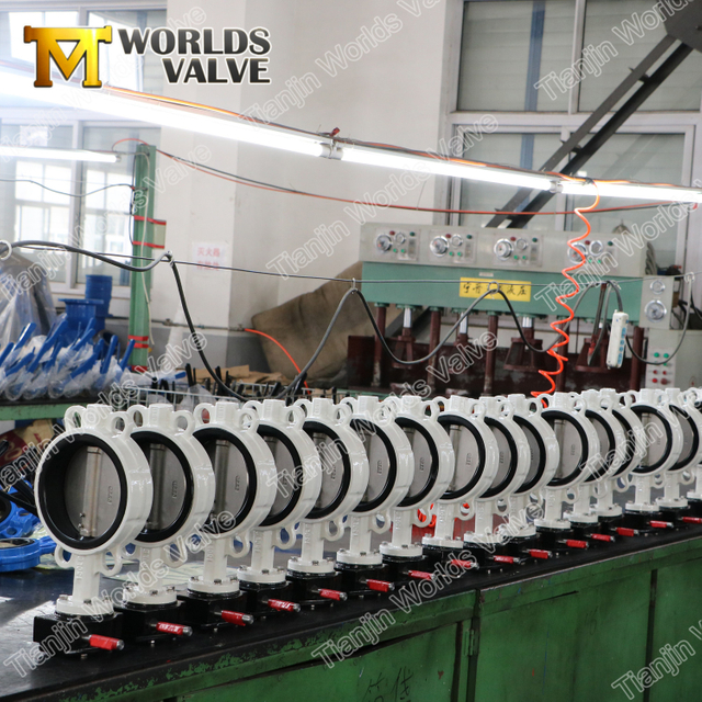 Food Wafer-Schmetterlingsventil mit ACS, das zum Trinken von Süßwasser zugelassen ist