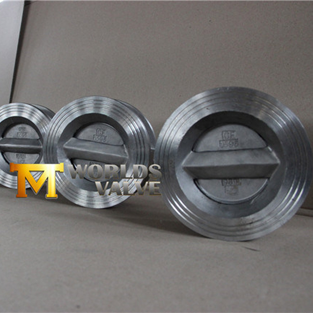 SS A351 CF8M Edelstahl -Wafer -Schachtventile