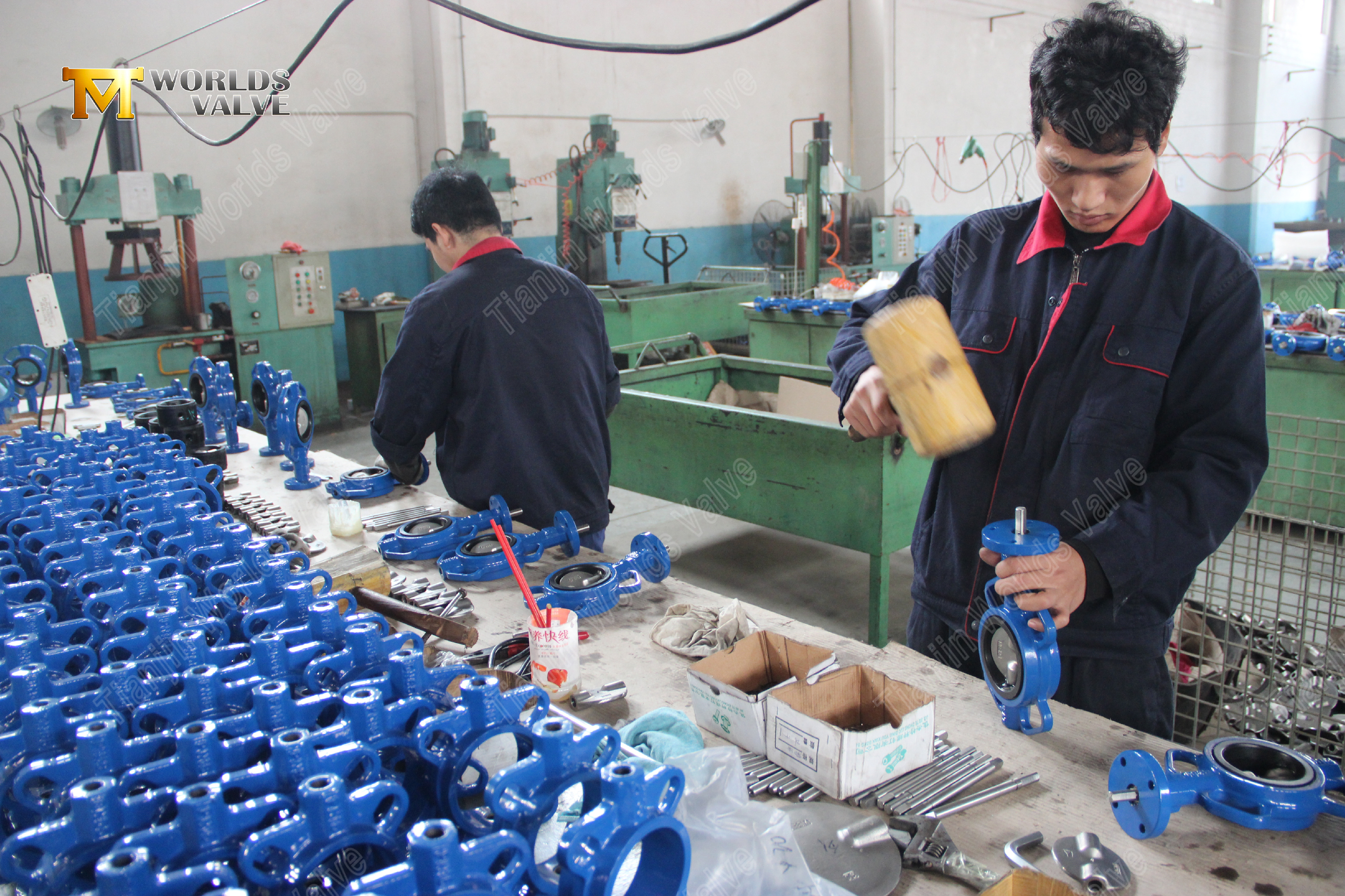 Zweischaftige Wafer-Absperrklappe mit Ersatz-EPDM-Sitz, hebelbet&auml;tigtes, langlebiges Design (9).jpg