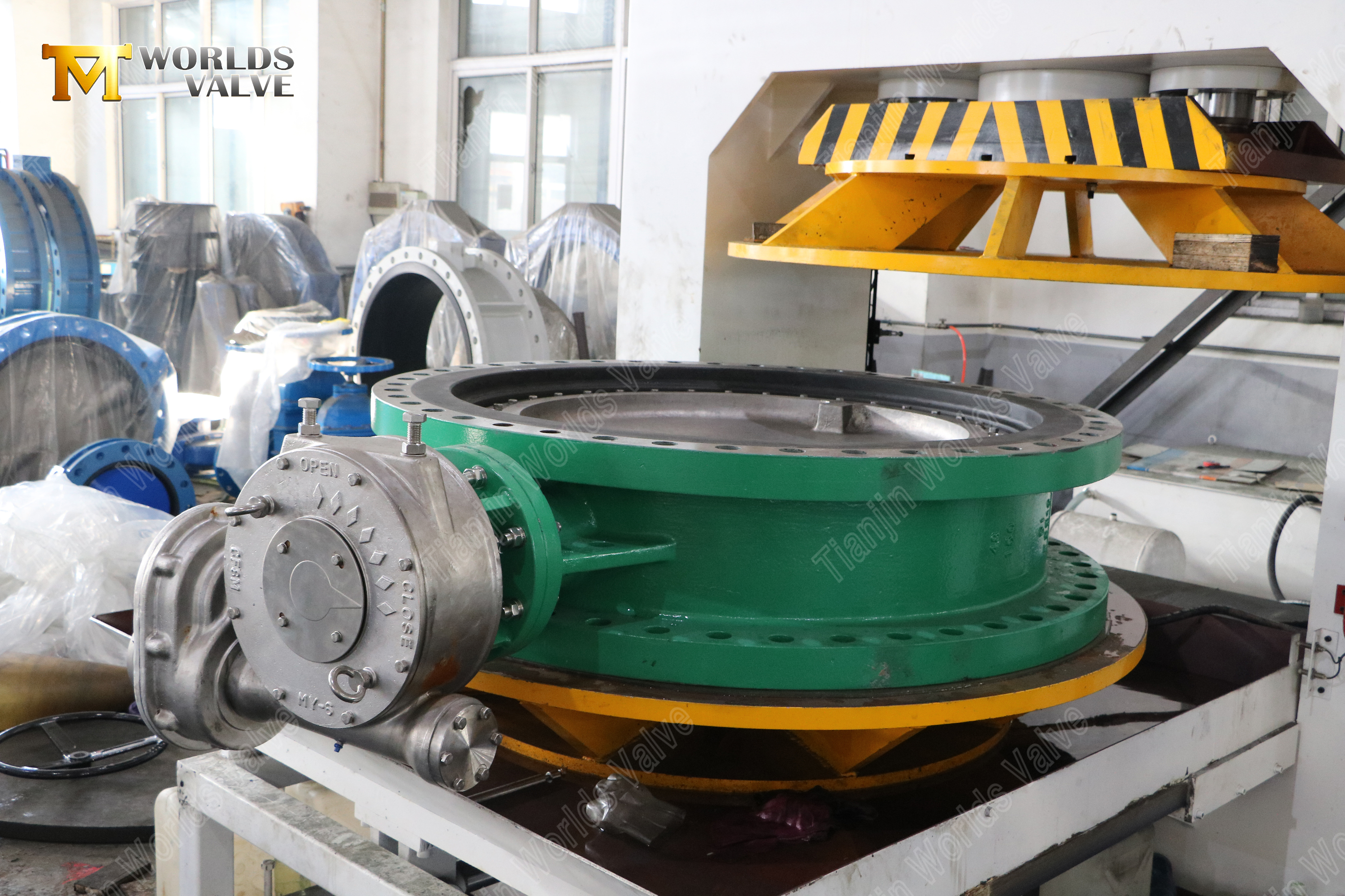 Doppelversatz Dual Phase Stahl Schmetterlingsventil mit Ebonit-Sitz-1 (2)