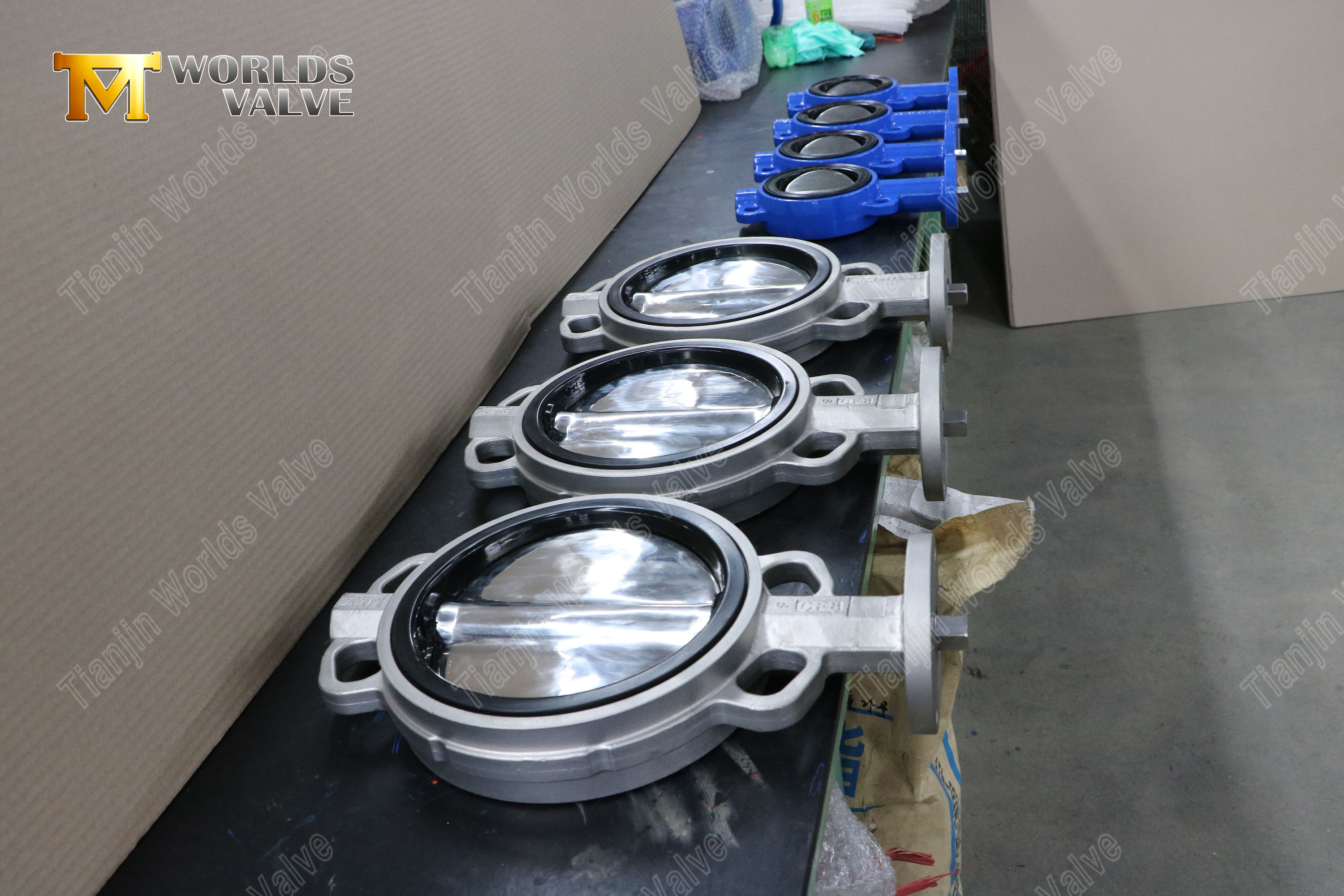 Hartr&uuml;ckensitz-SS-Wafer-Absperrklappe-mit-Polierscheibe--Metallsitz-Hochtemperaturl&ouml;sung-8