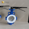 DN100 teflon ausgekleidet Wafer Split Body Bodesfly Ventile | Korrosionsbeständige Durchflussregelung
