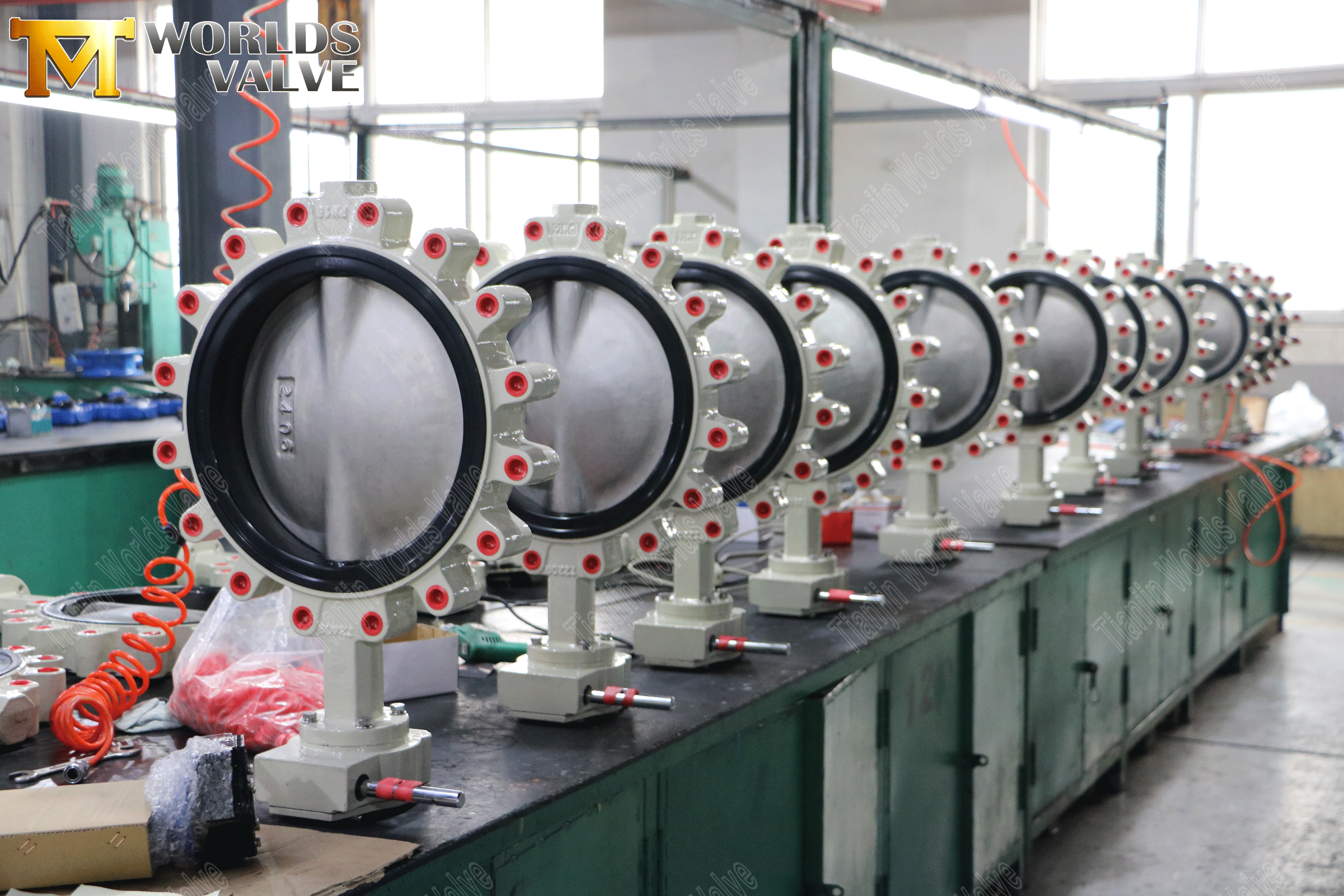 Butterfly-Ventil-Lieferanten-Butterfly-Ventil mit belastbarem Gummisitz und Getriebe-2 (1)