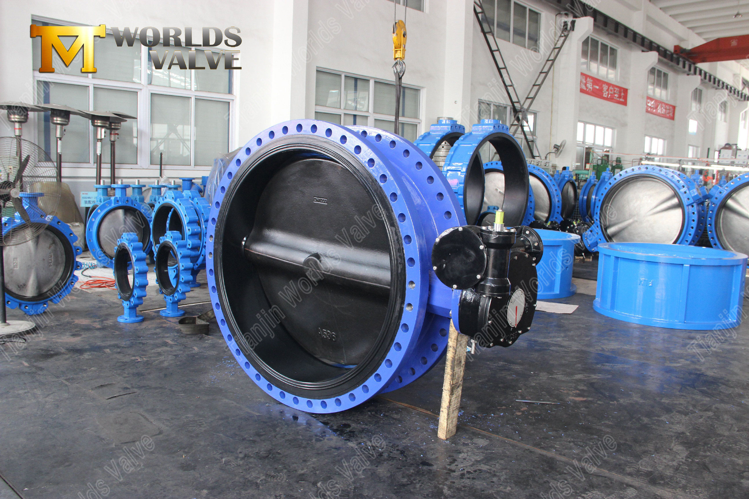 U-Typ-Butterfly-Valve-mit-Halar-Beschichtungs-Disc-Corrosion-resistentes Flow-Control-L&ouml;sung-(2)