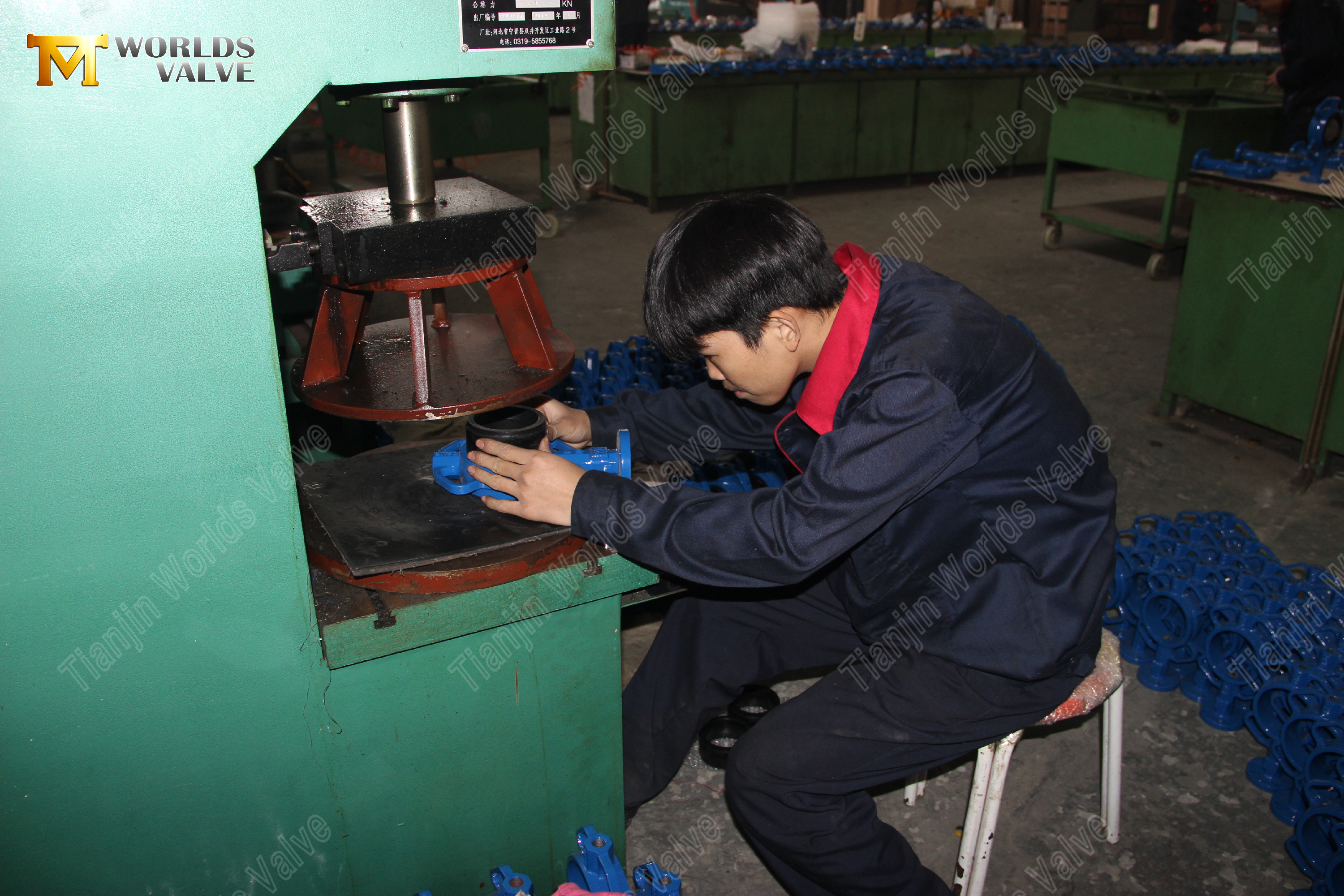 Zweischaftige Wafer-Absperrklappe mit Ersatz-EPDM-Sitz, hebelbet&auml;tigtes, langlebiges Design (8).jpg