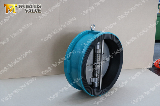 Doppeltür Doppelplatten-Rückschlagventil Volle EPDM-Gummiauskleidung