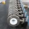 PTFE -Sitz- und Edelstahl -Scheibenscheiben -Flansch -Schmetterlingsventile