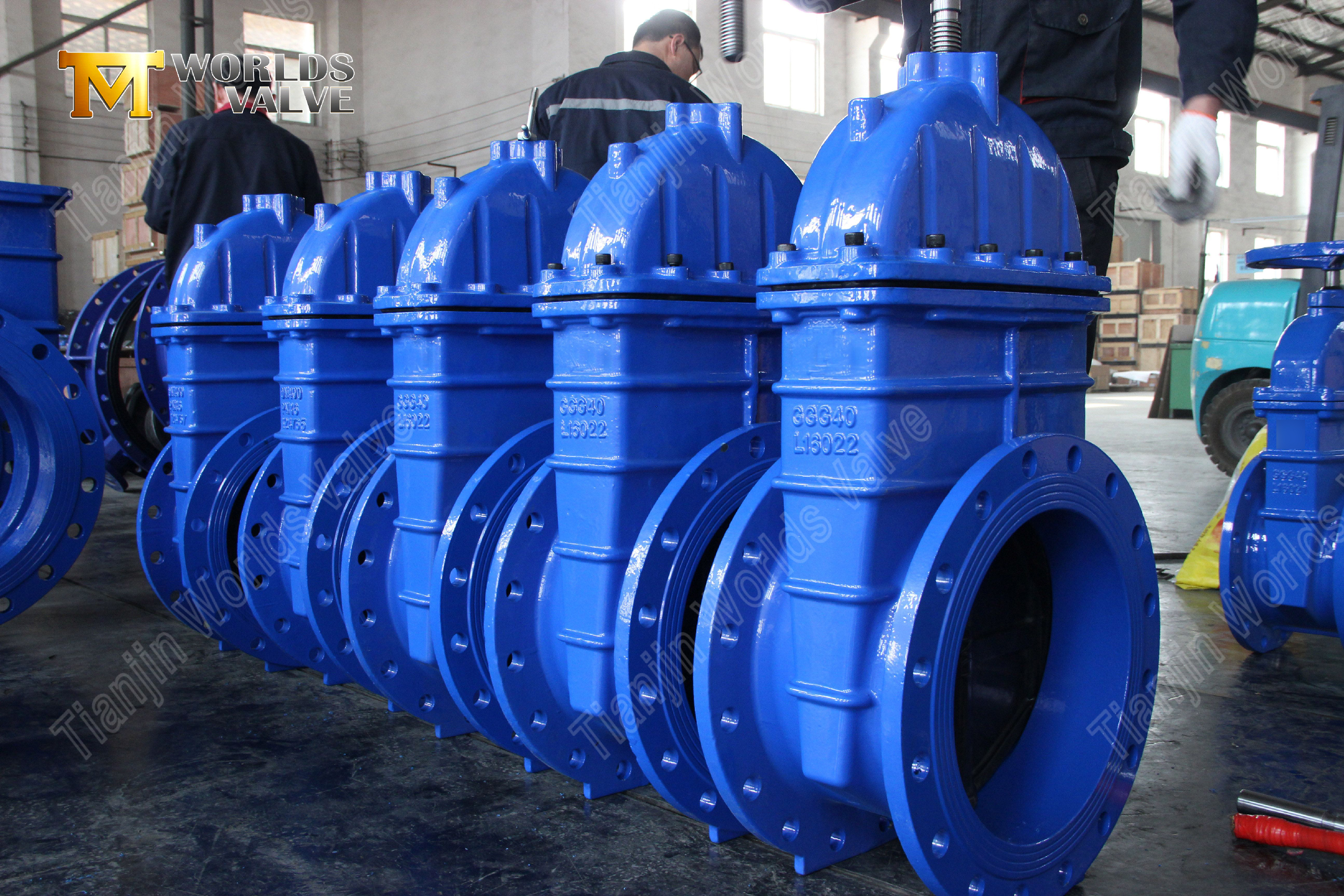 Zahnradbetriebener Absperrschieber mit nicht steigender Spindel, zuverl&auml;ssige Durchflussregelung f&uuml;r anspruchsvolle Anwendungen-1 (1)