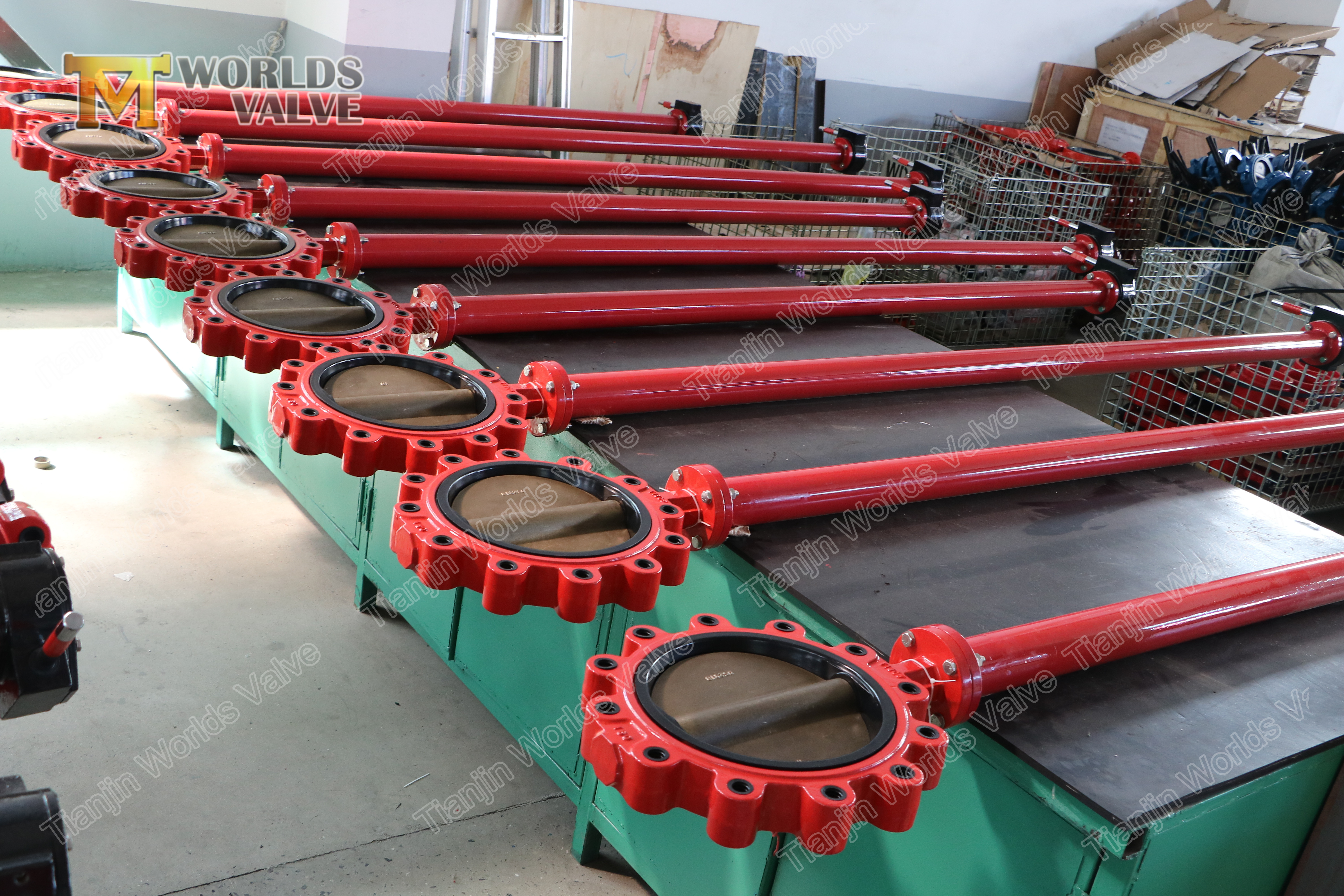 5-Nase-Schmetterlingsventil mit Handhebel