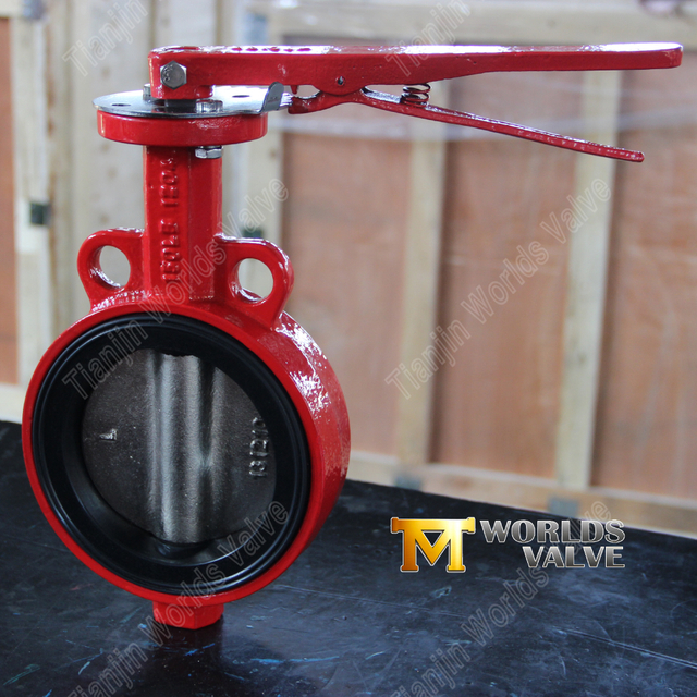 Handhebel-Absperrklappe in Zwischenflanschausführung | Manuelle Schnellbedienungslösung