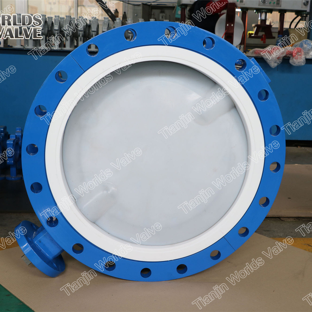 PFA-Schmetterlingsventil für starke Basizität mit FDA-Zertifikat