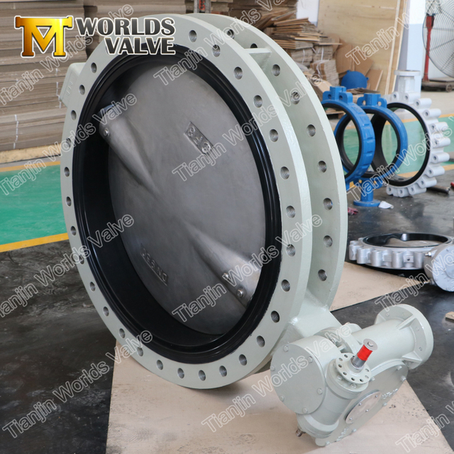 U-Sektion Flansch konzentrisches Schmetterlingsventil pintlos