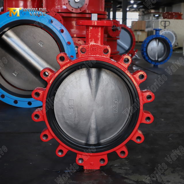 Absperrklappe mit Ansatz und austauschbarem EPDM-Sitz | DI-Körper CF8M-Scheibe | OEM-Lieferant