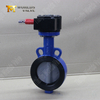 Wafer -Schmetterlingsventil mit Nylonscheibe & WCB -Körper | Kostengünstige Korrosionsbeständigkeit