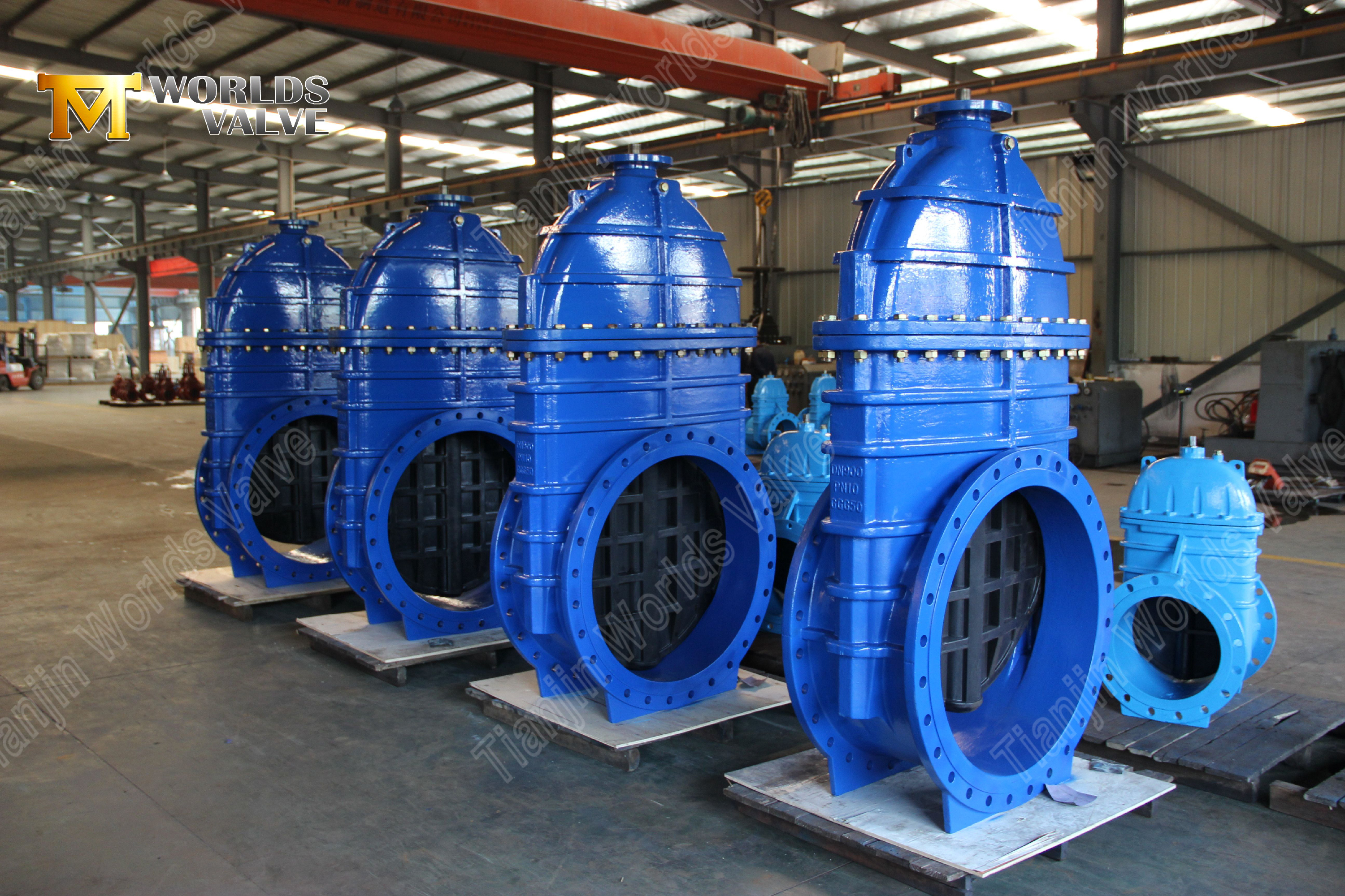 BS5163 Absperrschieber aus duktilem Gusseisen mit elastischem Sitz und nicht steigendem Schaft, zuverl&auml;ssige Wasserkontrolll&ouml;sung-1 (3)