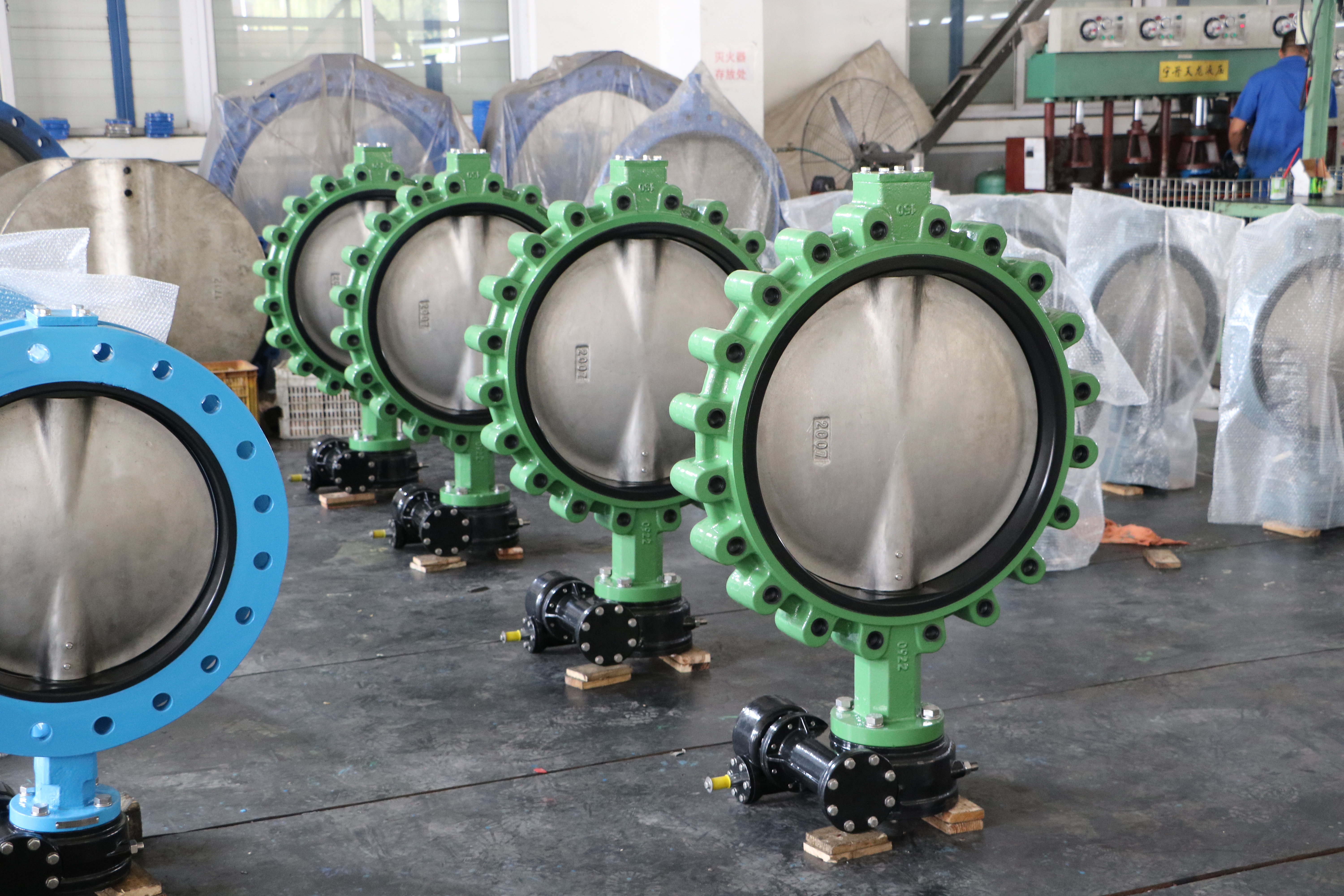 3 Duktiler Eisen-DI-Schmetterlingsventil,