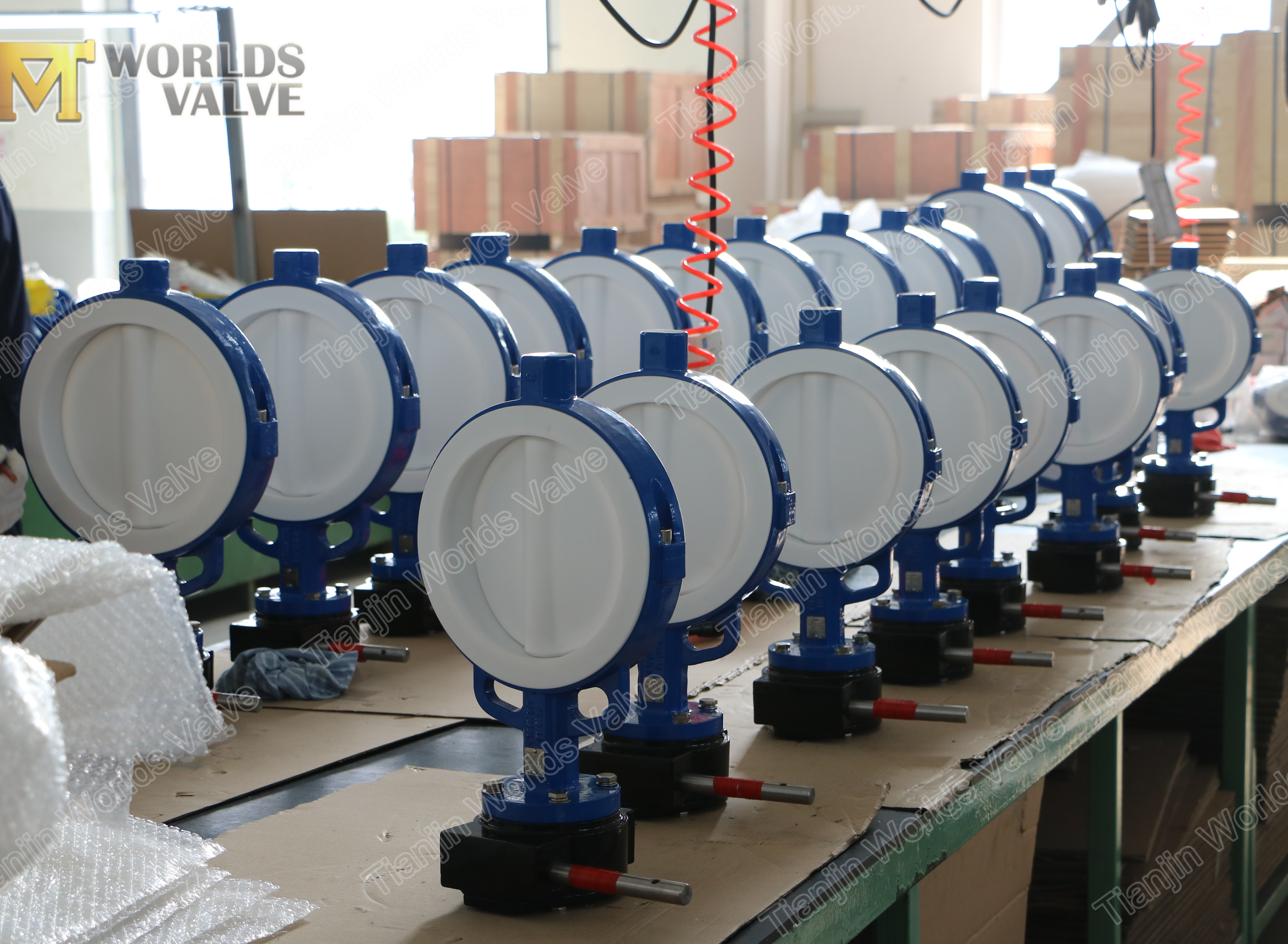 2 PTFE-Sitz Zwei St&uuml;cke K&ouml;rperteil K&ouml;rperwafer-Schmetterlingsventil