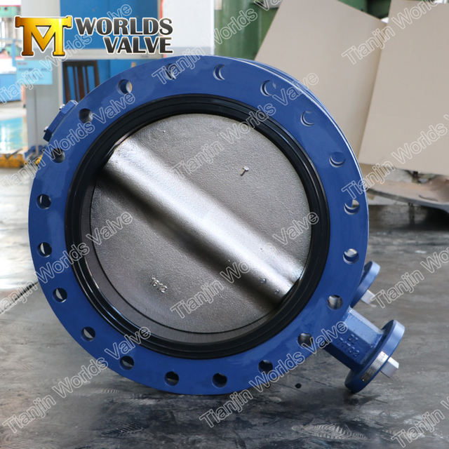 Doppelflansch-Absperrklappen in U-Form