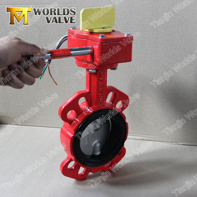 PN6 PN10 PN16 PN25 CL125 Cl150 Zweiwellen-Absperrklappen mit AS Tabelle D Tabelle E Flanschanschluss