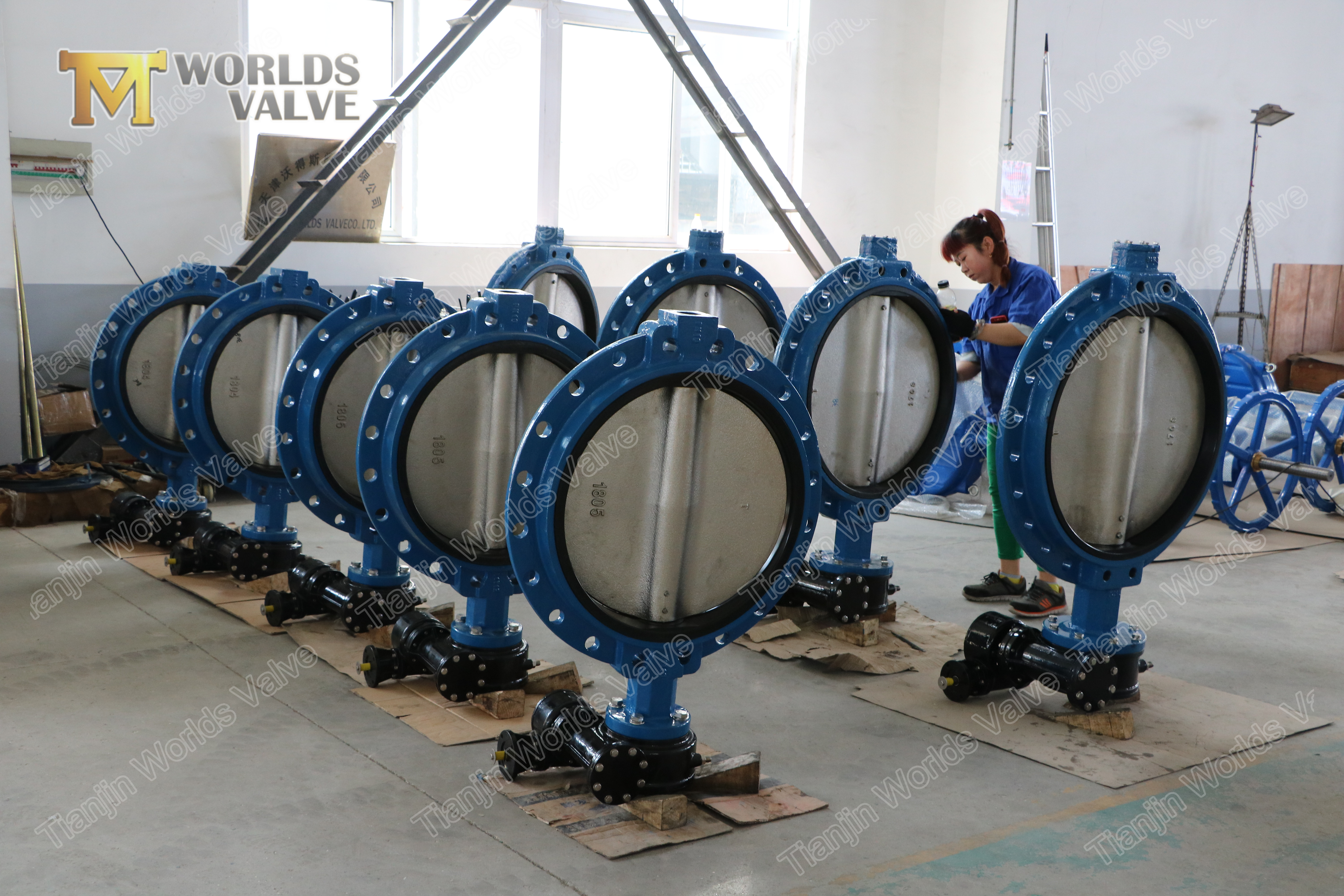 5 Einzelflansch-Duktil-Eisen-Schmetterlingsventil