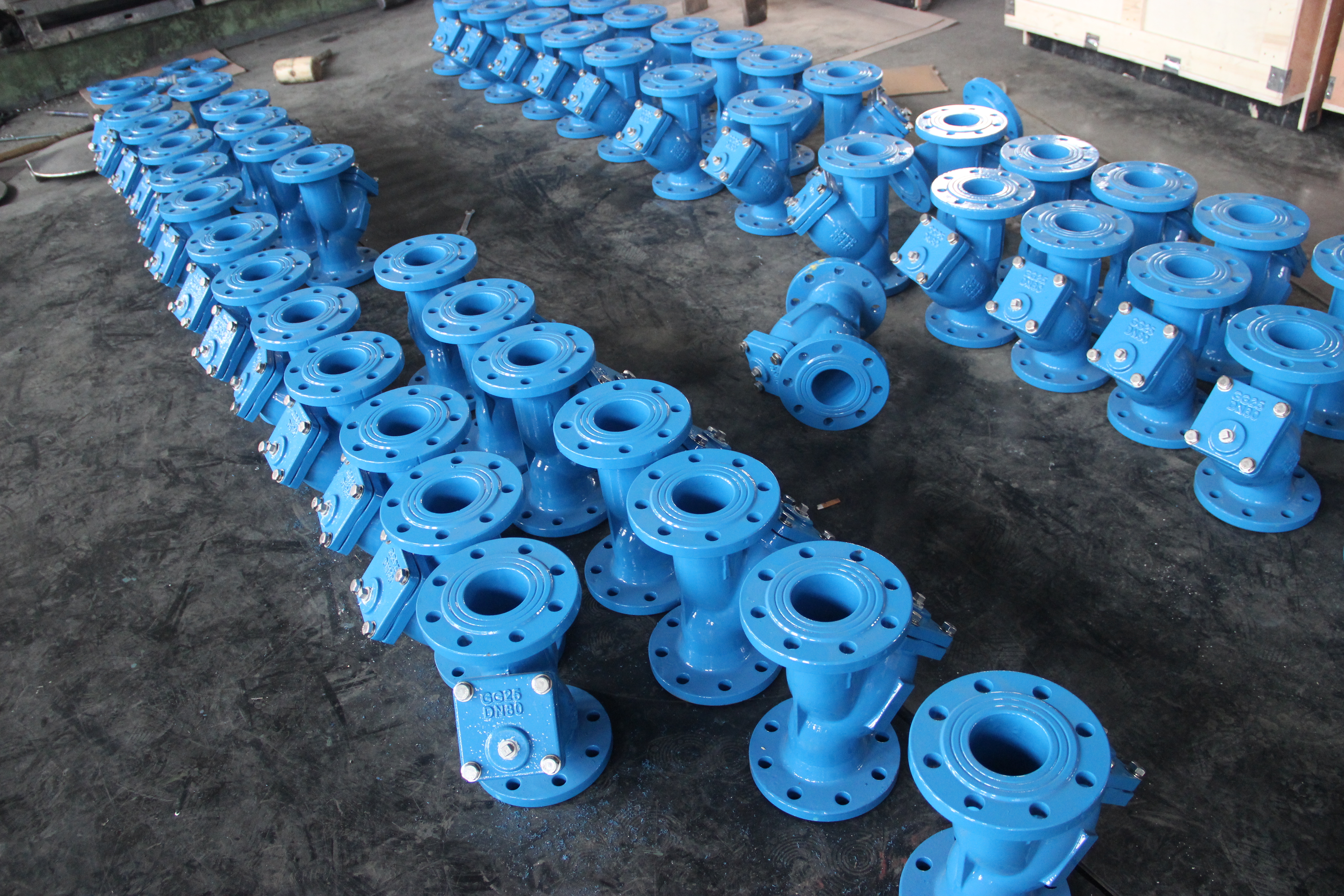 DN80 Y-Sieb, K&ouml;rper aus duktilem Eisen, Flanschverbindung, industrieller Rohrleitungsschutz (2).JPG