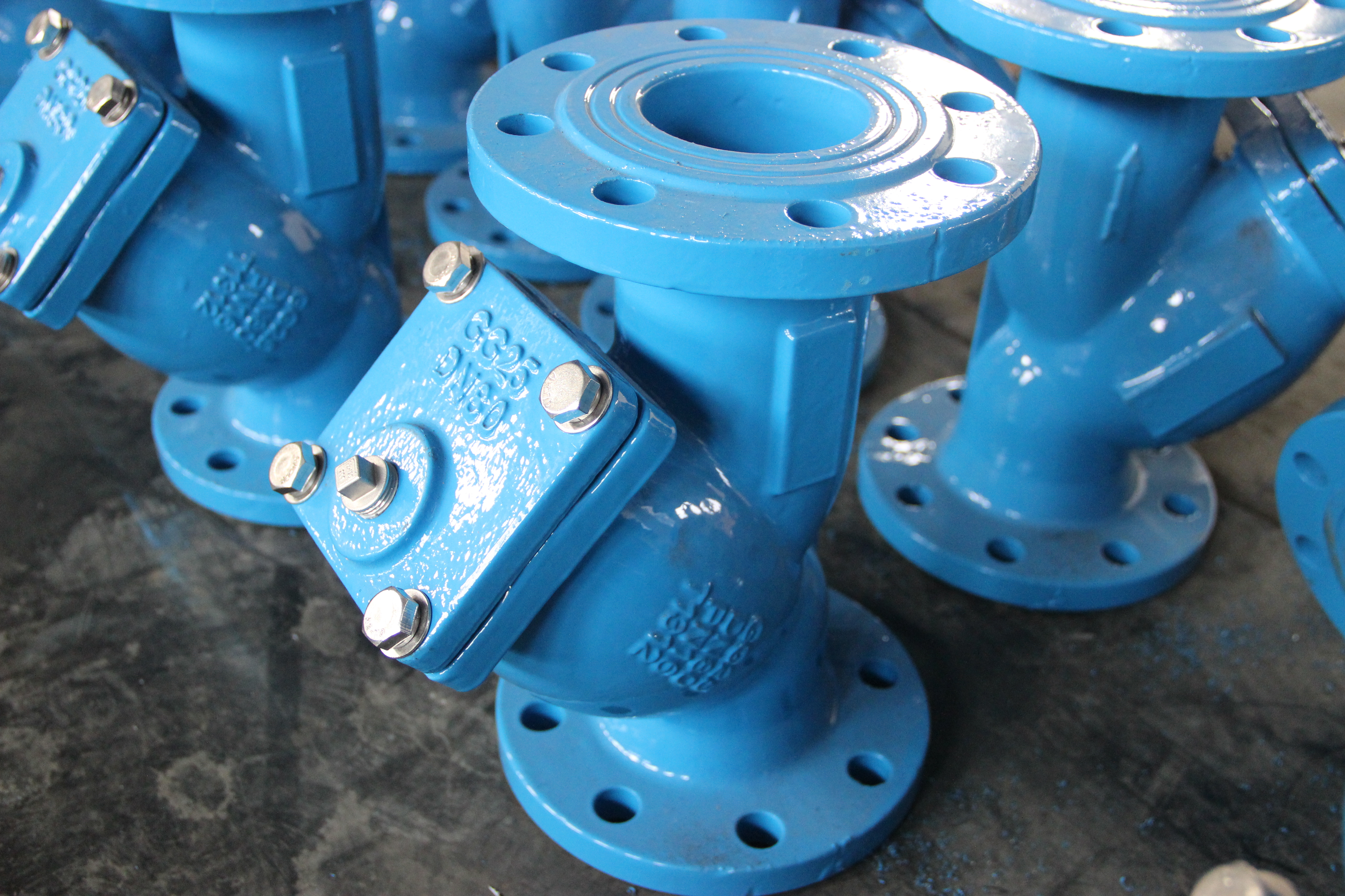 DN80 Y-Sieb, K&ouml;rper aus duktilem Gusseisen, Flanschverbindung, industrieller Rohrleitungsschutz (1).JPG