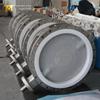 PFA-Absperrklappe für den Chemiebereich | 150LB, PTFE-Sitz, getriebebetrieben