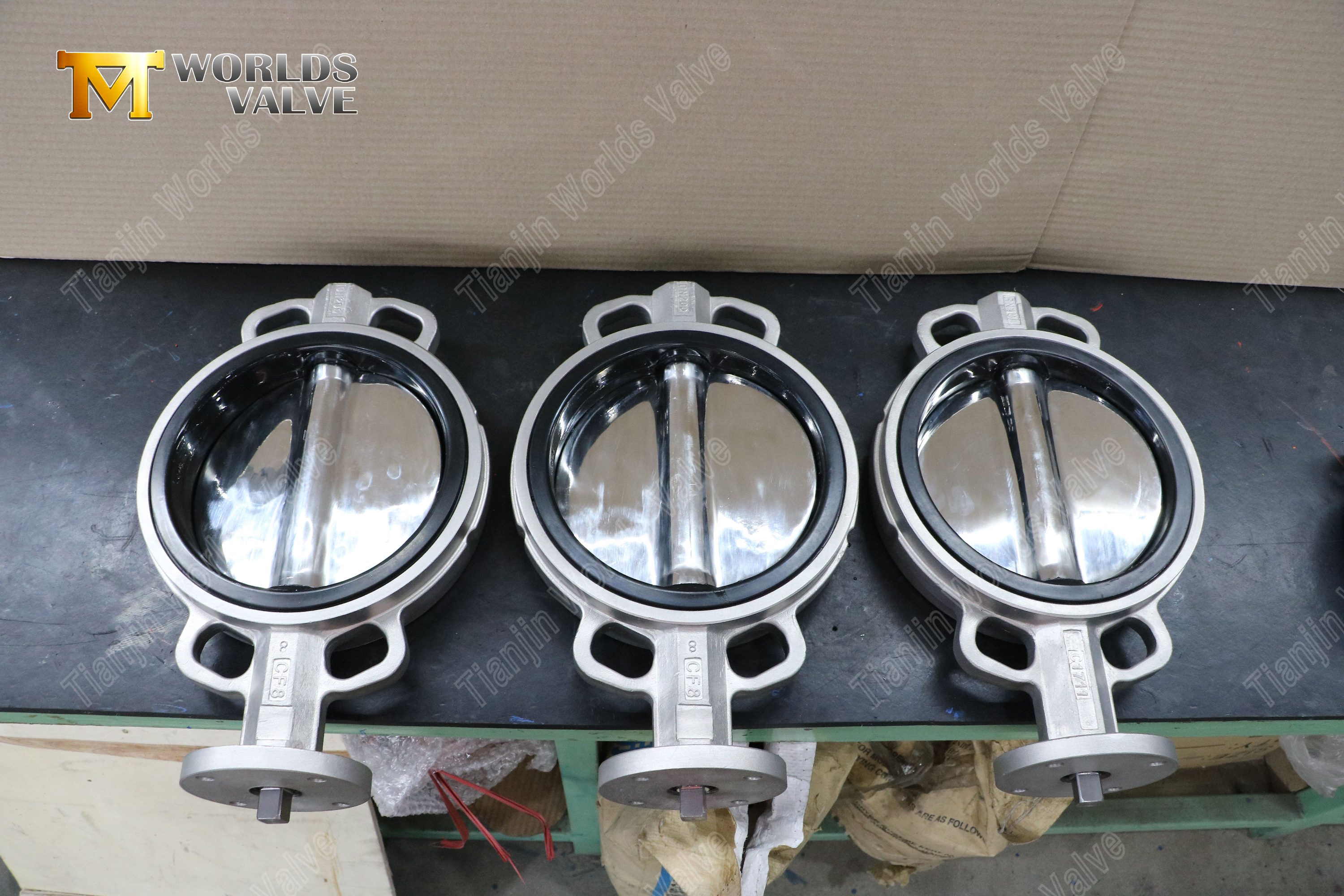 Hartr&uuml;ckensitz-SS-Wafer-Absperrklappe-mit-Polierscheibe--Metallsitz-Hochtemperaturl&ouml;sung-7