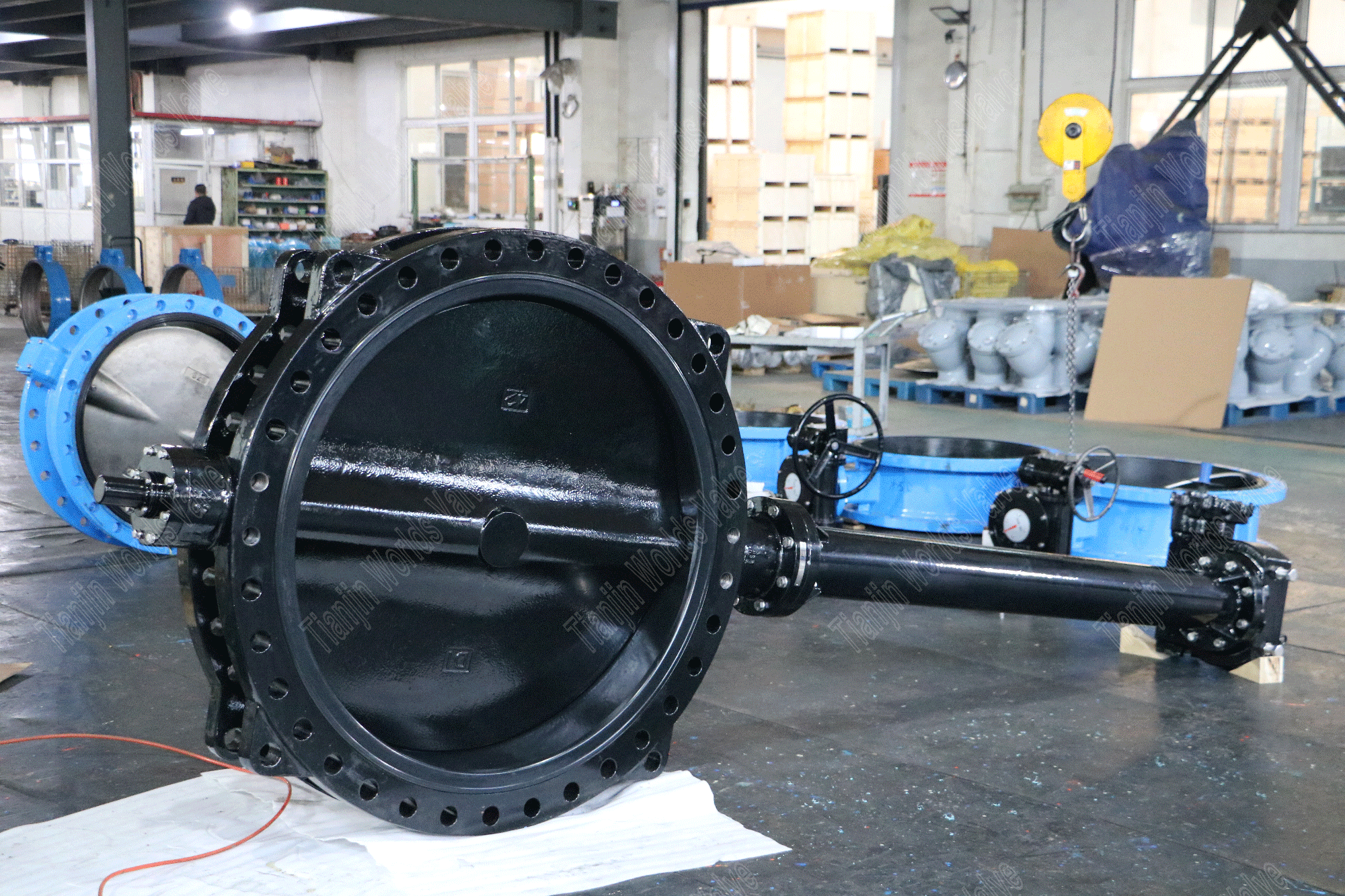 DI -Scheibe mit Nylon -beschichtetem Schmetterlingsventil mit Ausdehnungspindel (3)