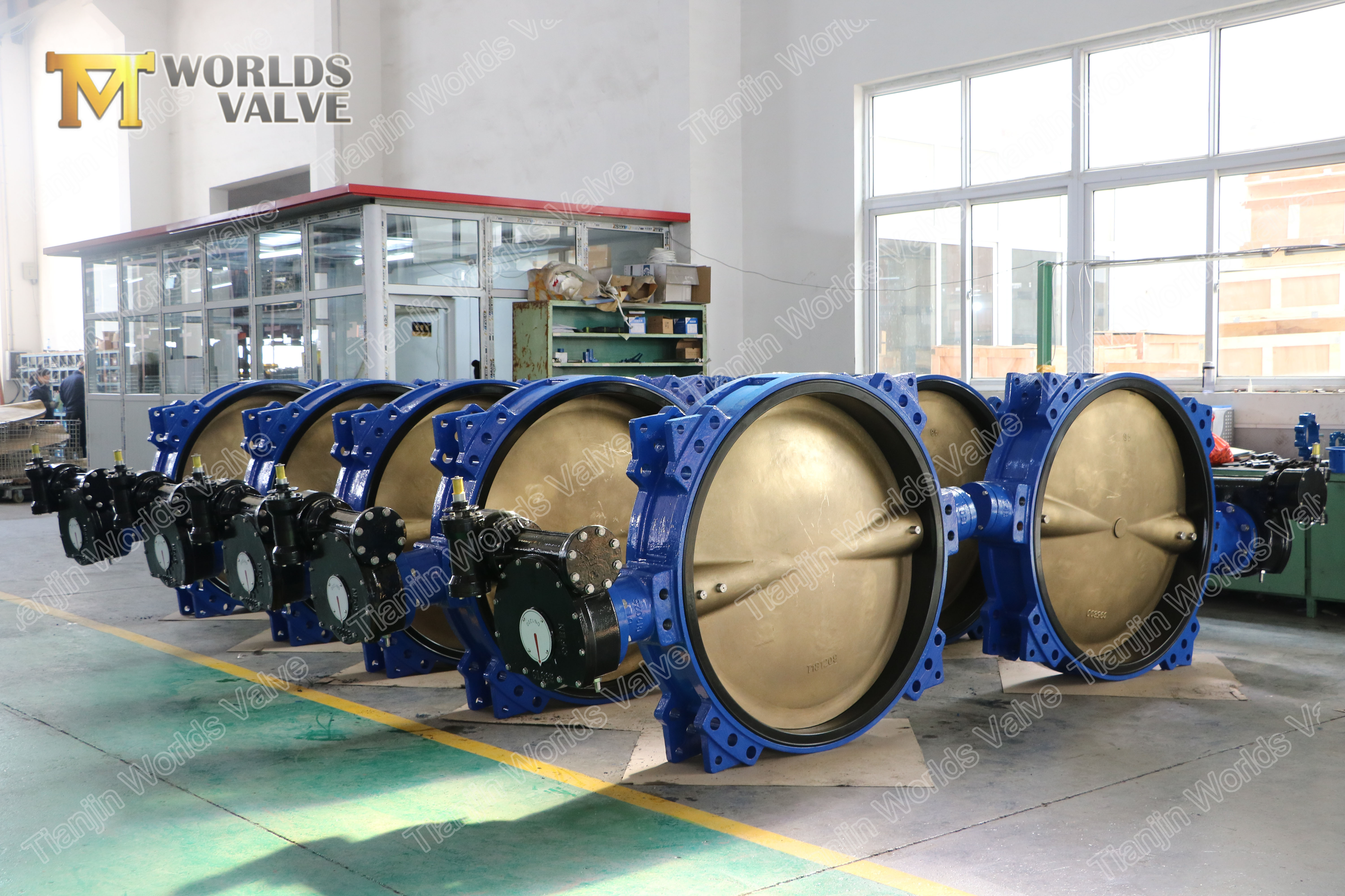 2 Gummi-EPDM NBR Buna-n Futter konzentrisches Schmetterlingsventil DN1200