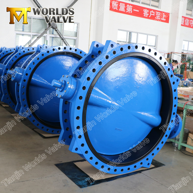 Schmetterlingsventil mit Malereischeibe Pinless U-Sektion doppelt gefallen