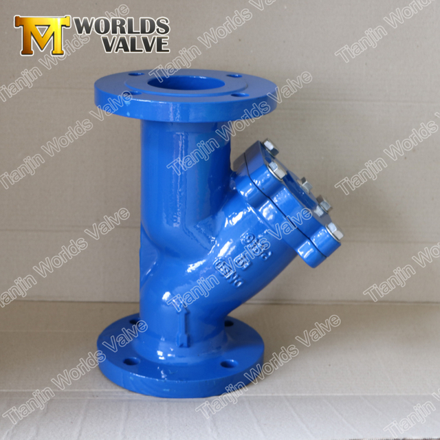 Duktiler Eisen Y-Typ-Sieb mit SS-Bildschirm