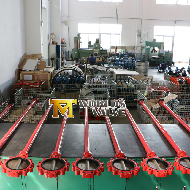 Langer Saft-Sattel- und Tapete-Schmetterlingsventil mit Gummi-Liner