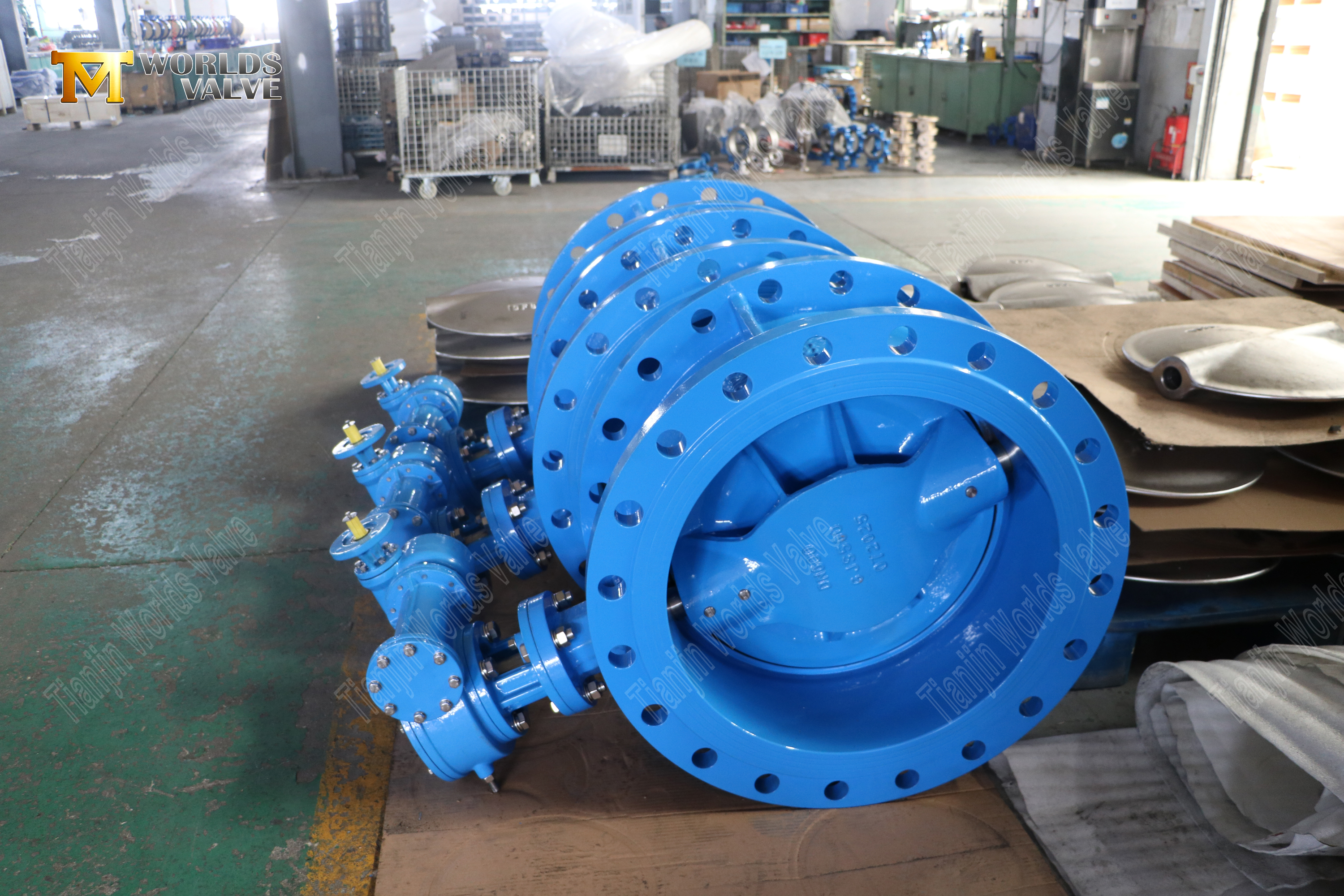 AWWA-C504-Duktil-Eisen-Double-Offset-Butterfly-Valve-OEM-VALVE-Supplier