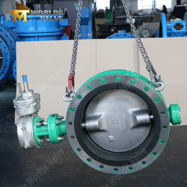 Doppelversatz Dual Phase Stahl Schmetterlingsventil mit Ebonitsitz | OEM & ODM Custom Solutions