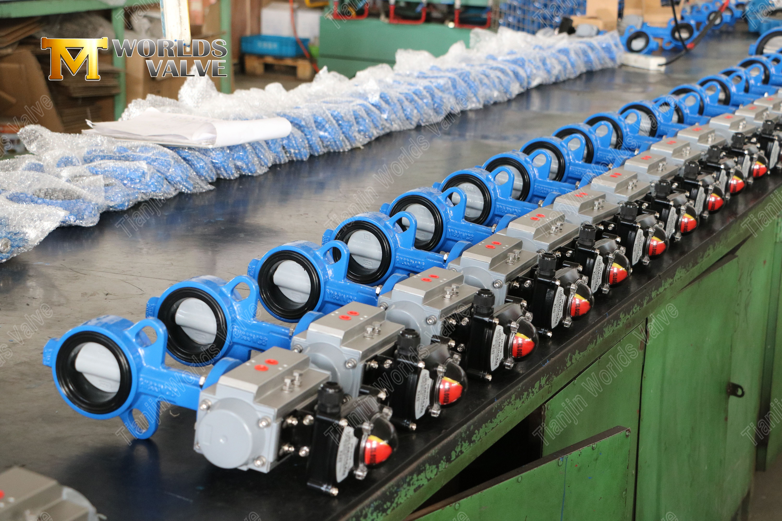 Wafer-Schmetterlingsventil mit Nylonscheibe und WCB-K&ouml;rperkosteneffektiv-Korrosionswiderstand-1 (1)