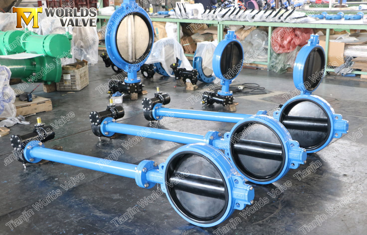 4 GJS400GJS500 Duktiles Eisen-Schmetterlingsventil