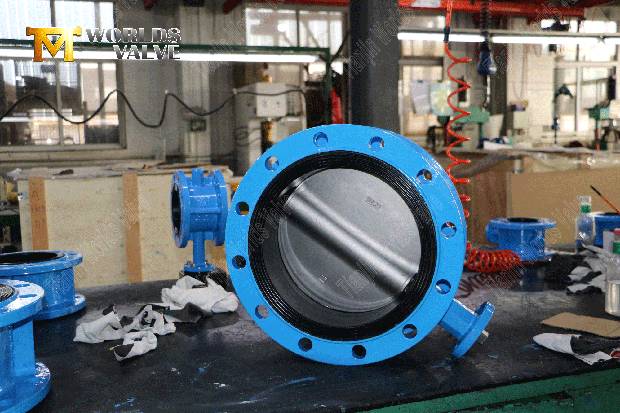 Doppelflansches Schmetterlingsventil