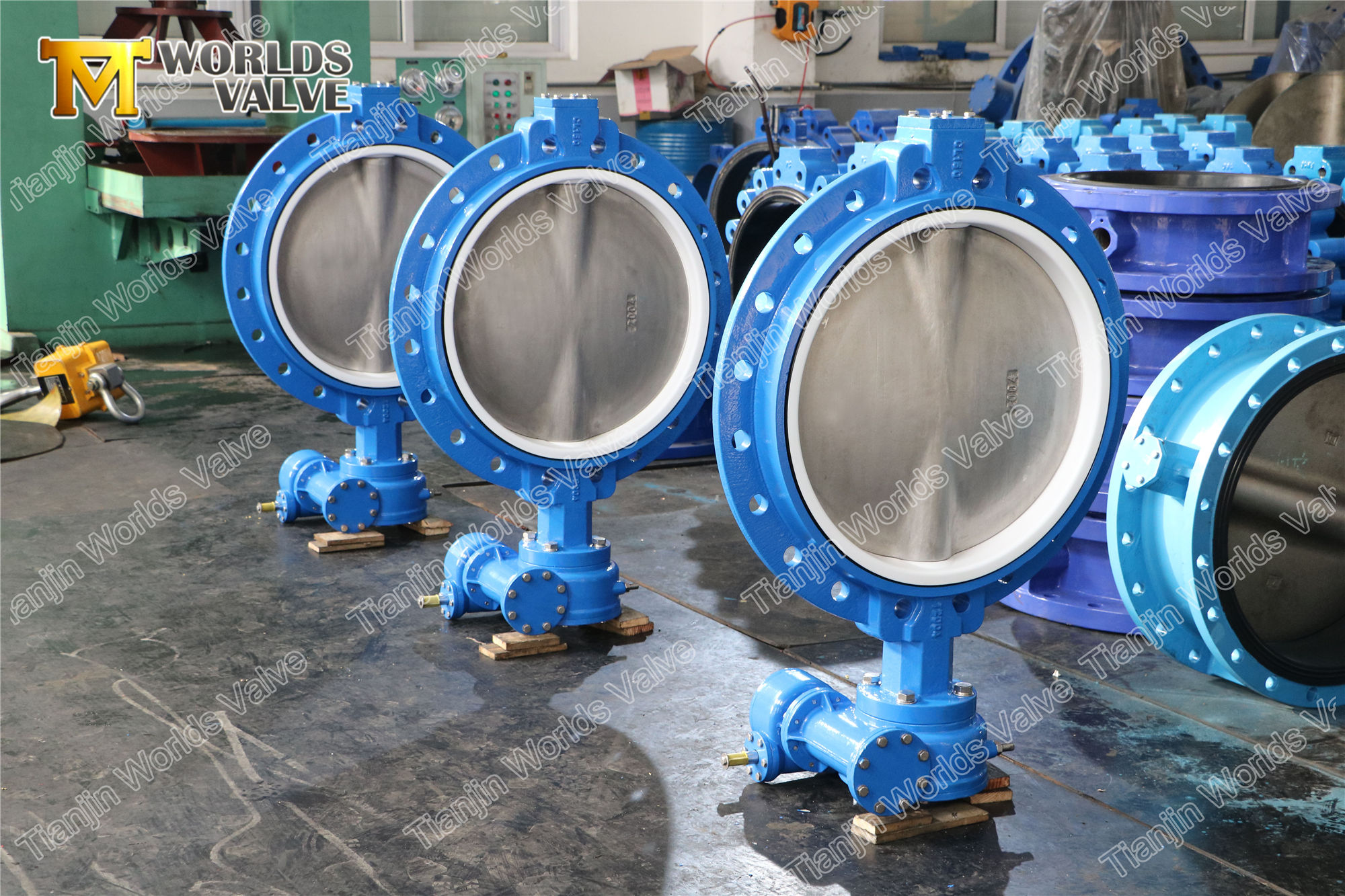 4 Konzentrisches Single-Flansch-Wafer-Typ-Ventil