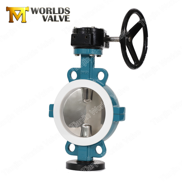 Absperrklappe aus poliertem Scheibenwafer aus PTFE