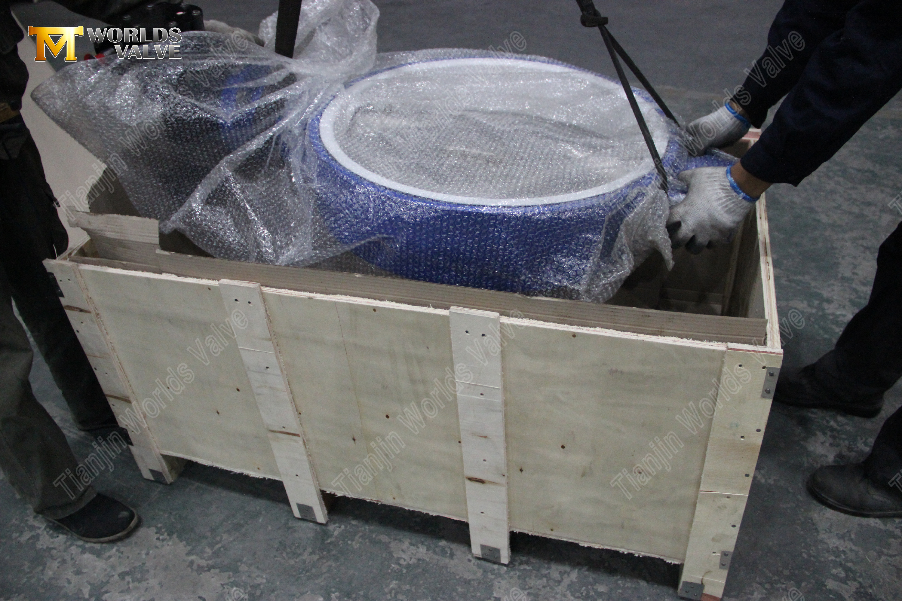 Absperrklappe aus duktilem Gusseisen mit PTFE-Sitz und CF8M-Scheibe (7).jpg