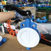 PTFE-Wafer-Absperrklappe – PTFE-gekapselte Scheibe, Klasse 150, OEM-Hersteller