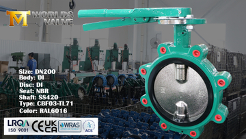 Lug Butterfly Valve Ductile Iron Body NBR Seat Hand Lever Operated.jpg